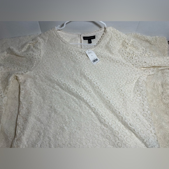 Banana Republic Cream Relaxed Boxy Blouse - Picture 5 of 7